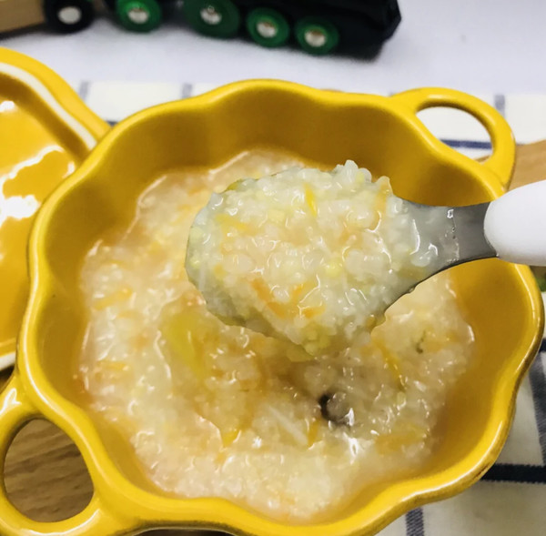 Scallop Carrot Lean Pork Congee recipe