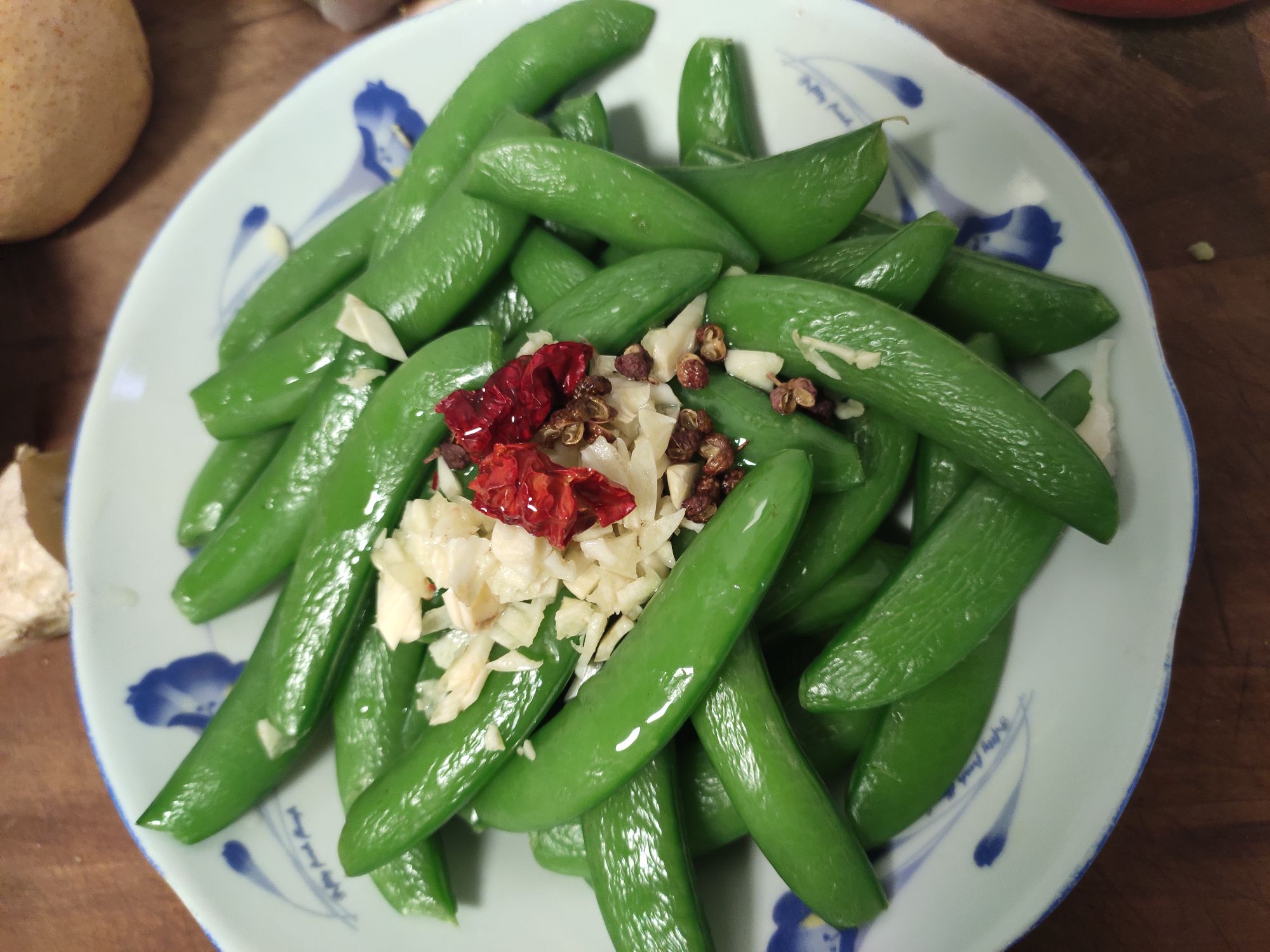 Chilled Snow Peas recipe