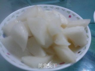 White Roasted Radish recipe