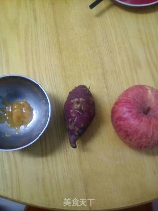 Creative Afternoon Tea---sweet Potato and Apple Cup recipe