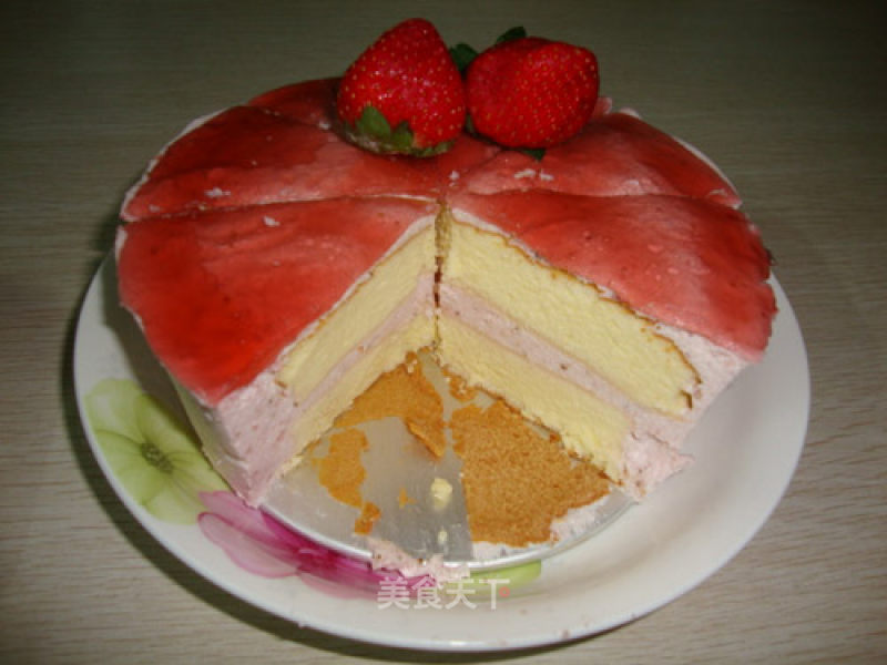 Milk Strawberry Mousse recipe