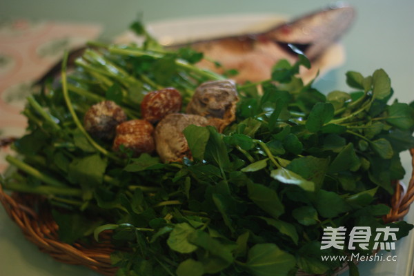 Watercress Chen Kidney Raw Fish Soup recipe