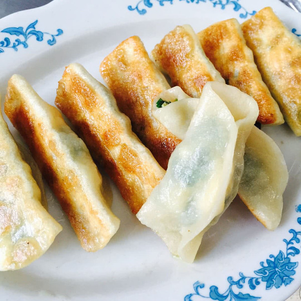 Chives and Egg Pot Stickers recipe