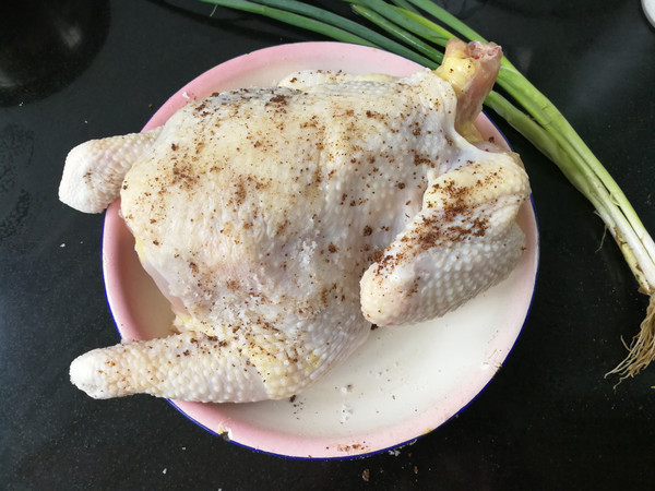 Salted Chicken with Peppercorns recipe