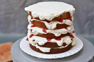 Strawberry Naked Cake recipe