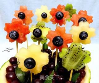 Watermelon Flower Basket recipe