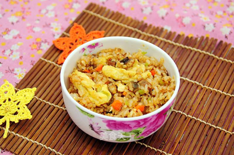 Japanese Style Eel Fried Rice recipe