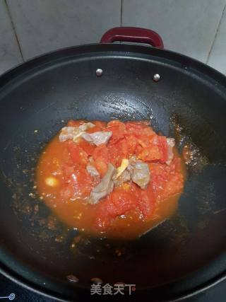 Stewed Beef Tenderloin with Tomatoes recipe
