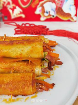 Vegetable Bean Curd Roll recipe