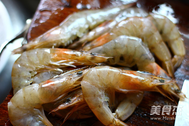 Asparagus and Shrimp Porridge recipe