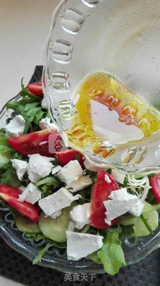 White Cheese Vegetable Salad recipe