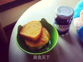 Blueberry-flavored Bun•bread• recipe