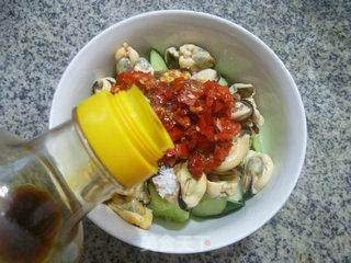 Cucumber Mixed with Mussels recipe