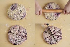 Berry Chocolate Oatmeal Scones recipe