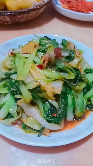 Stir-fried Rapeseed with Soy Sauce recipe