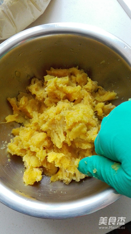 Yellow Noodle Sweet Potato Rice Cake recipe