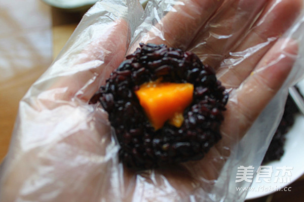 Purple Rice Coconut Mango Balls recipe