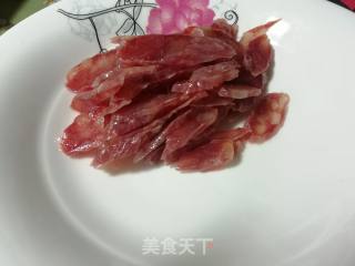 Stir-fried Chinese Cabbage with Sausage recipe