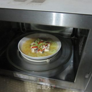 Microwave Cucumber Diced Soup recipe