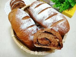 Banana Chocolate Walnut Bread recipe