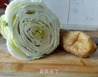 Braised Cabbage with Gluten recipe