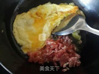 Noodles with Egg and Pork Sauce recipe