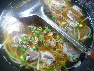Goose Blood Rice Noodle Soup recipe