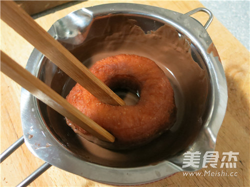 Chocolate Colorful Donuts recipe