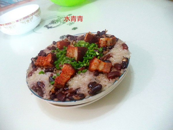 Sweet Button Pork and Glutinous Rice recipe