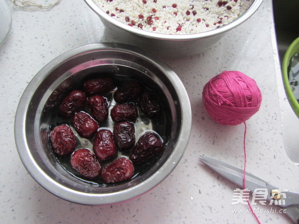 Red Bean and Date Zong recipe
