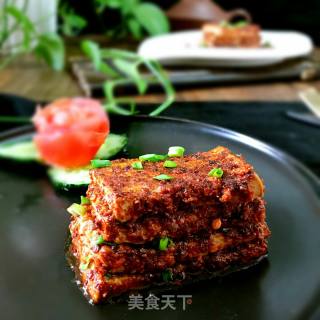 #炉美食# Spicy Grilled Tofu recipe