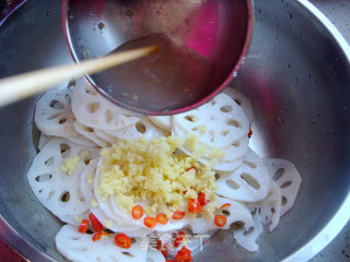 Hot and Sour Lotus Root Slices recipe