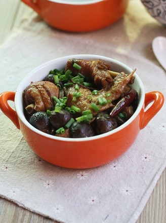 Chicken Stewed with Mushrooms recipe