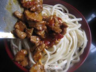 Spicy Pork Noodles recipe