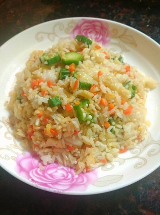 Okra Fried Rice