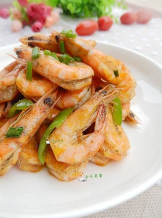 Salt and Pepper Open Back Shrimp recipe