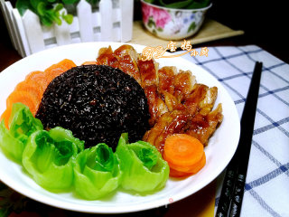 Teriyaki Chicken Drumsticks and Black Rice recipe