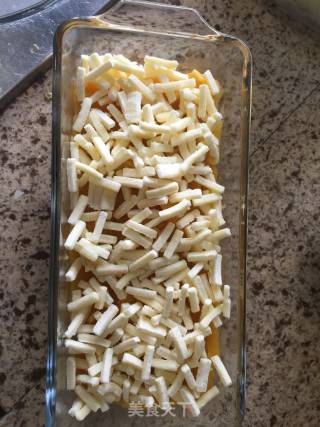 Baked Sweet Potato with Cheese recipe