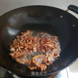 Fried Pork with Pleurotus Eryngii recipe