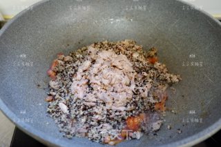 Spicy Cabbage Tuna Quinoa Rice recipe