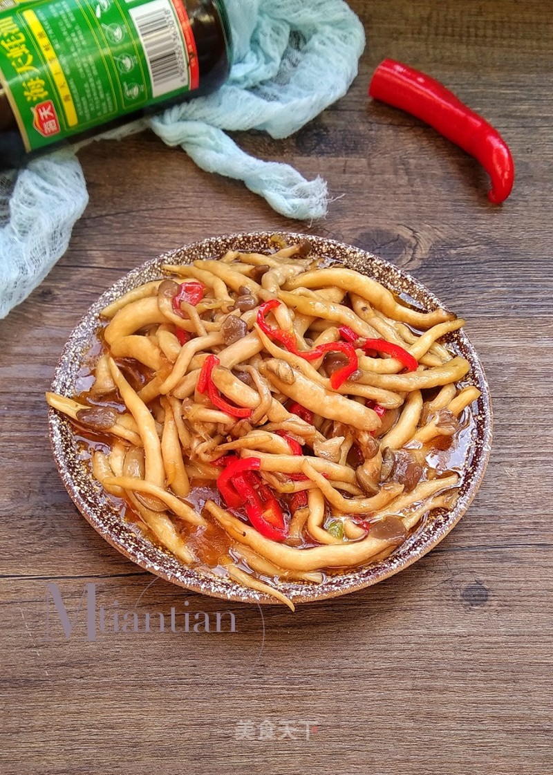 Coprinus Comatus with Oyster Sauce recipe