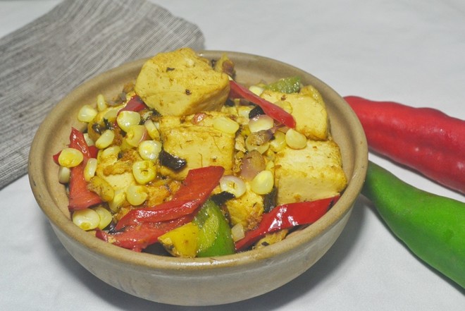 Savoury Savory Tofu Pot with Rice recipe