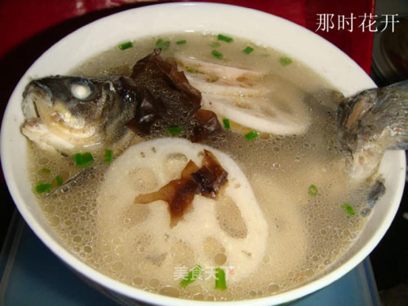 Carp and Lotus Root Soup recipe