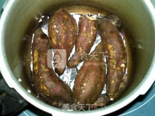 Pressure Cooker Baked Sweet Potatoes recipe