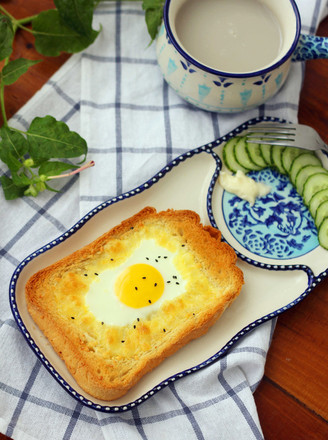 Sun Egg Toast recipe