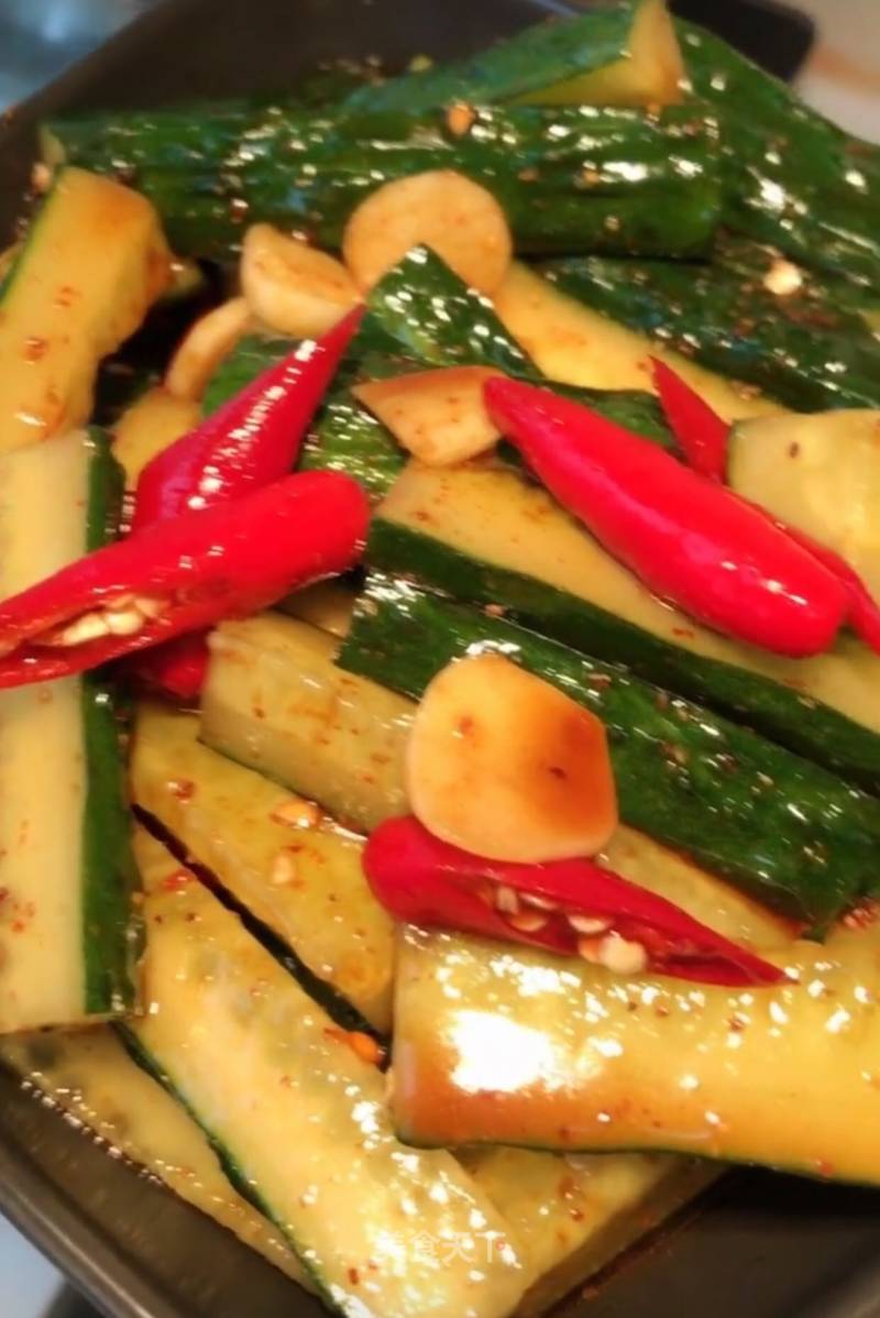 Hot and Sour Cucumber recipe