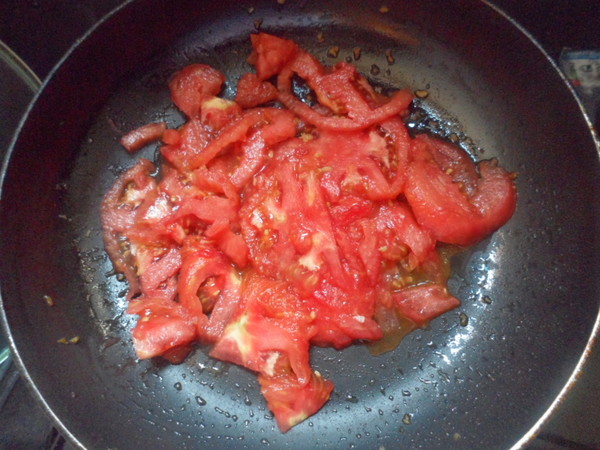 Tomato Meat Pasta recipe