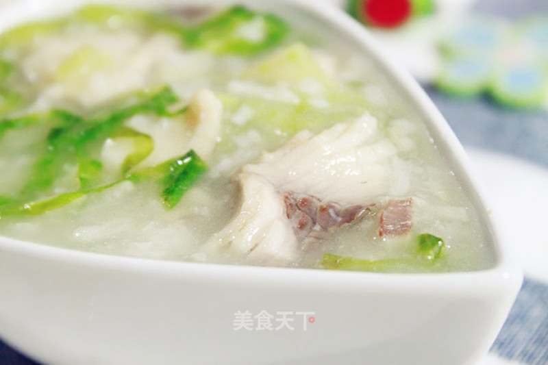 Lettuce and Fish Porridge recipe