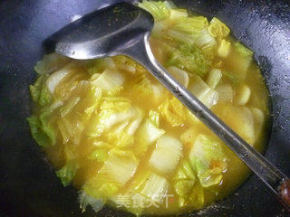 Curry Baby Cabbage Rice Cake Soup recipe