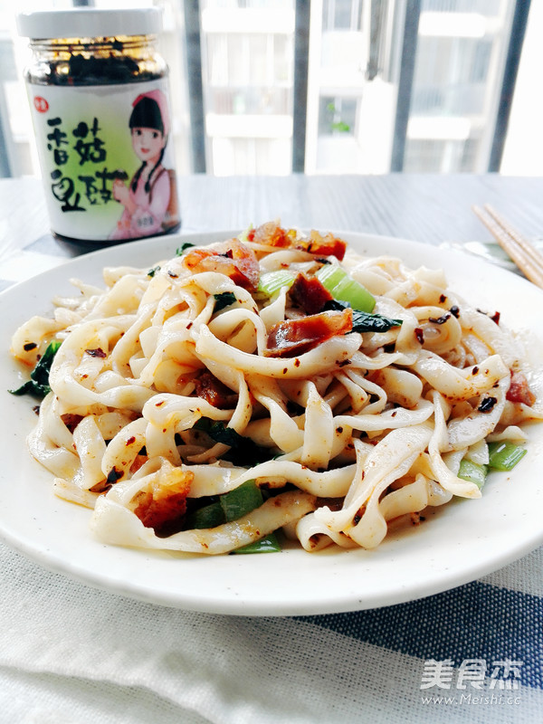 Cold Noodles with Mushrooms, Bean Sausage and Sausage recipe